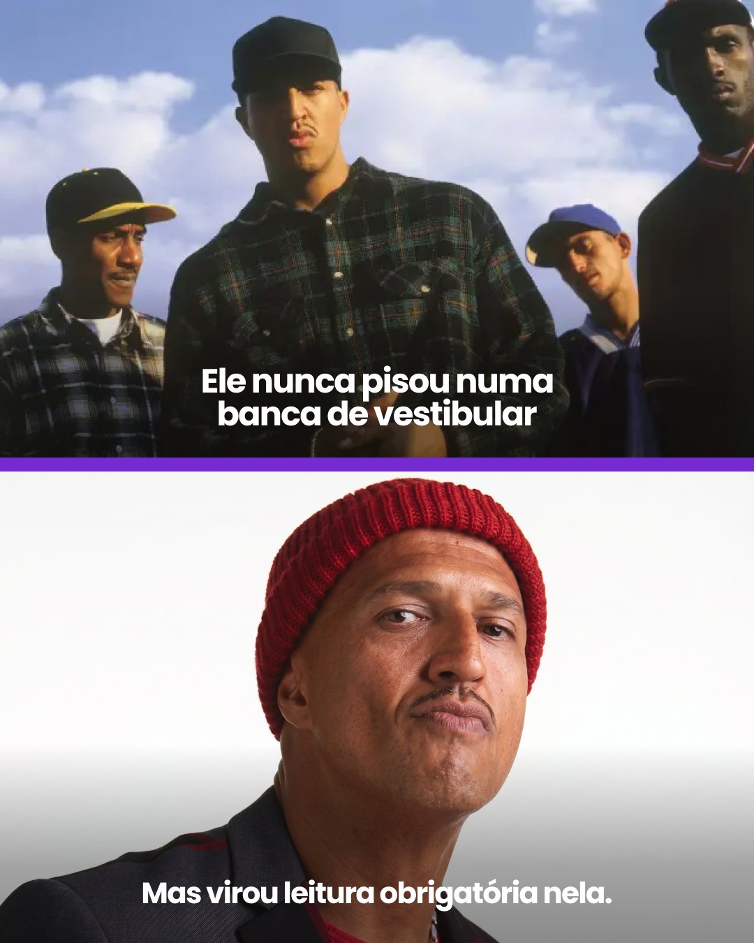 Tela 1: Ele nunca pisou numa banca de vestibular, mas virou leitura obrigatória nela