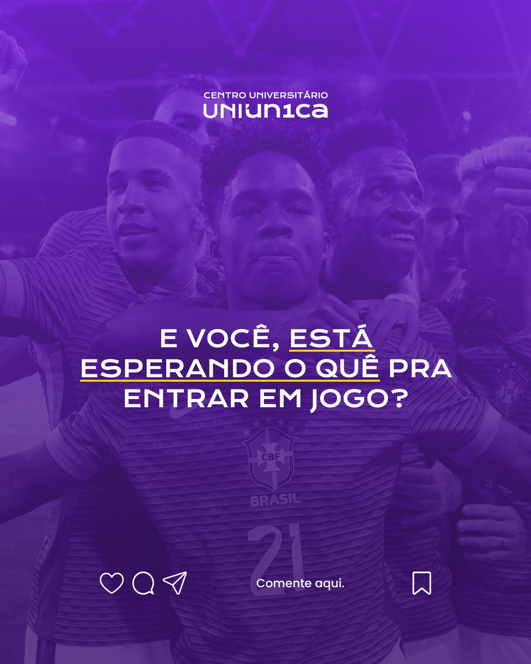 Tela 5: E você, está esperando o quê pra entrar em jogo?